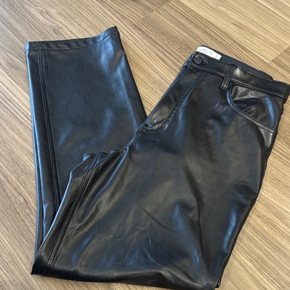 Abercrombie & Fitch Black Straight Leg Pants